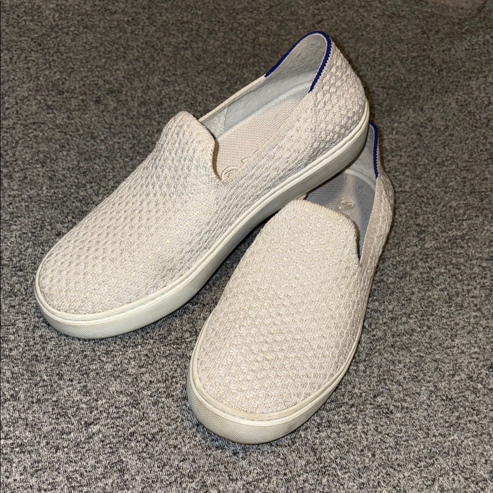 Women’s White Rothy’s Original Slip-on Sneakers